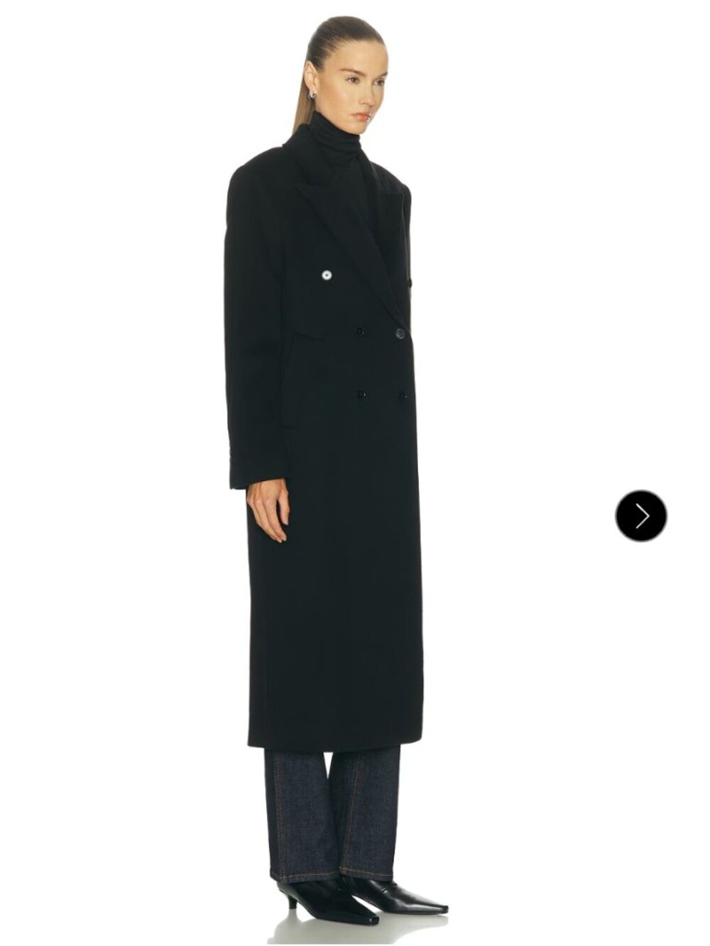 Loulou de Saison X Loro Piana Rosco Double Breasted Coat